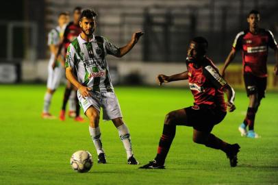  CAXIAS DO SUL, RS, BRASIL, 20/04/2018. Juventude x Oeste-SP, jogo válido pela segunda rodada da Série B do Campeonato Brasileiro e realizado no estádio Alfredo Jaconi. (Porthus Junior/Agência RBS)