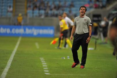  PORTO ALEGRE, RS, BRASIL, 22-04-2018. Grêmio recebe o Atlético-PR pela segunda rodada do Brasileirão.Time de Renato Portaluppi tem o desfalque de Kannemann, mas Luan volta ao time (LAURO ALVES/AGÊNCIA RBS)