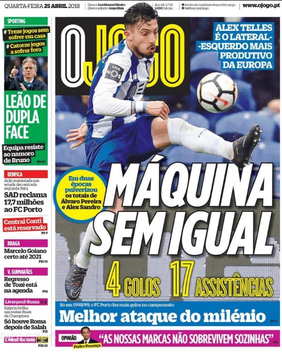 Divulgação / Jornal O Jogo