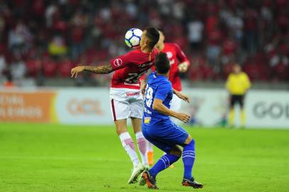  PORTO ALEGRE, RS, BRASIL, 29-04-2018. Inter x Cruzeiro se enfrentam neste domingo no Beira-Rio pela terceira rodada do Brasileirão 2018. (ANDRÉ ÁVILA/AGÊNCIA RBS)