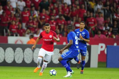  PORTO ALEGRE, RS, BRASIL, 29-04-2018. Inter x Cruzeiro se enfrentam neste domingo no Beira-Rio pela terceira rodada do Brasileirão 2018. (ANDRÉ ÁVILA/AGÊNCIA RBS)