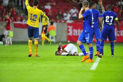  PORTO ALEGRE, RS, BRASIL, 29.04.2018. Inter enfrenta o Cruzeiro no Beira-Rio em partida válida pela terceira rodada do Campeonato Brasileiro 2018.Foto: Carlos Macedo/Agência RBS