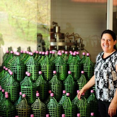  CAXIAS DO SUL, RS, BRASIL, 27/04/2018. Patricia Sartori Pagliosa, 46 anos, agricultora. (Diogo Sallaberry/Agência RBS)