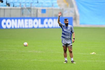  PORTO ALEGRE, RS, BRASIL, 30.04.2018. Grêmio treina na Arena na véspera do jogo contra o Cerro Porteño pela Libertadores 2018.Foto: André Ávila/Agência RBS