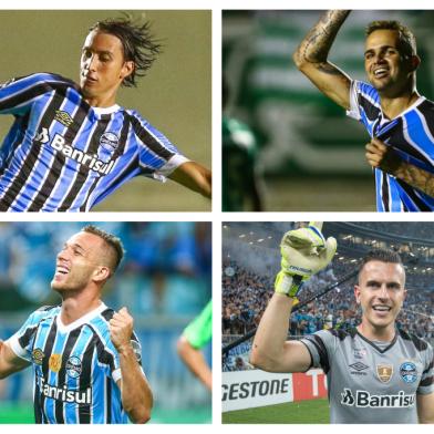 futebol, grêmio, grohe, luan, geromel, arthur