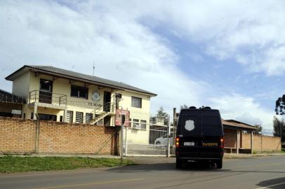  VACARIA, RS, BRASIL, 23/04/2018 - Polícia de Vacaria conclui inquérito sobre caso de bebê de seis meses atingido por bala perdida. NA FOTO: presídio de Vacaria que está interditado. (Marcelo Casagrande/Agência RBS)