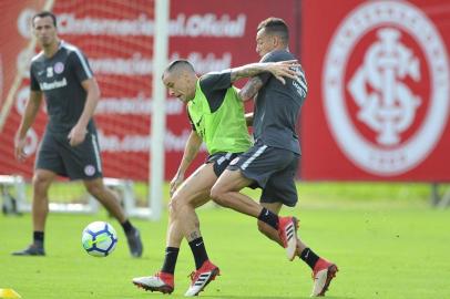  PORTO ALEGRE, RS, BRASIL, 02-05-2018. Inter treina no CT Parque Gigante. Na foto: Dalessandro (FERNANDO GOMES/AGÊNCIA RBS)