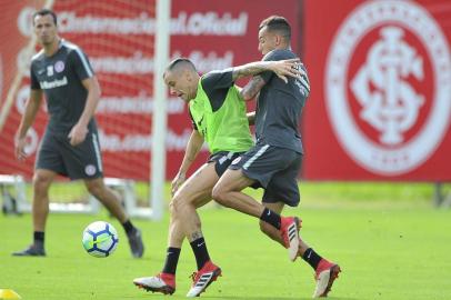  PORTO ALEGRE, RS, BRASIL, 02-05-2018. Inter treina no CT Parque Gigante. Na foto: Dalessandro (FERNANDO GOMES/AGÊNCIA RBS)