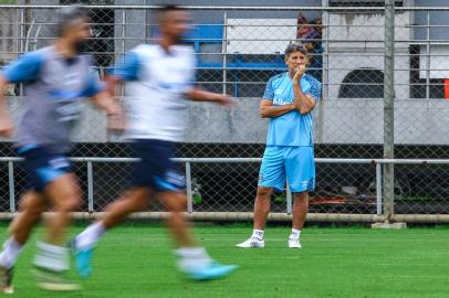 futebol, grêmio, treino, renato, 03052018