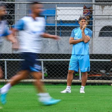 futebol, grêmio, treino, renato, 03052018