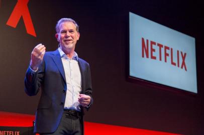 Reed Hastings, fundador e CEO da Netflix em visita ao Brasil