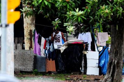  PORTO ALEGRE, RS, BRASIL, 03-05-2018. Moradores de rua de Porto Alegre. (FOTO: ANDERSON FETTER/AGÊNCIA RBS)