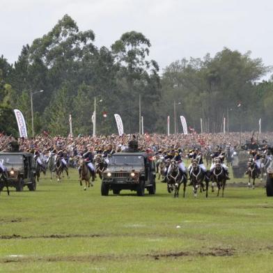  Tramandaí (RS) - Festa Nacional da Cavalaria. Parque Histórico Marechal Manoel Luis Osorio, em Tramandaí (Foto: Comando Militar do Sul/Divulgação)