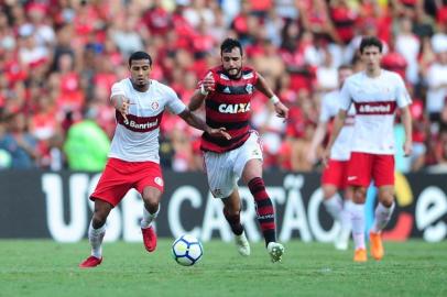  RIO DE JANEIRO, RJ, BRASIL, 06-05-2018. FOTOS:  Flamengo e Inter se enfrentam no Maracanã. Partida é válida pela quarta rodada do Brasileirão(RICARDO DUARTE/INTER)