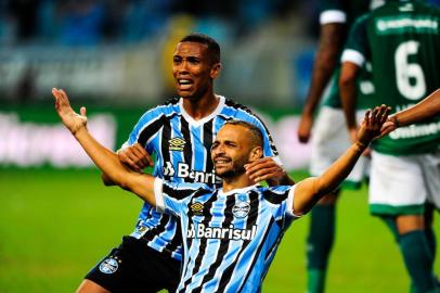  PORTO ALEGRE, RS, BRASIL - 09/05/2018 - Grêmio recebe o Goiás na Arena pelo jogo de volta das oitavas de final da Copa do Brasil. (Anderson Fetter/Agência RBS)