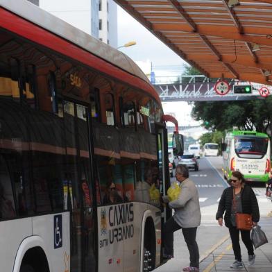  CAXIAS DO SUL, RS, BRASIL (26/04/2017) Greve Geral no Brasil pode afetar o transporte coletivo. (Roni Rigon/Pioneiro).