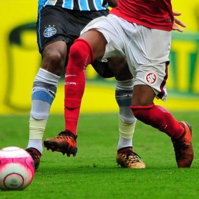  PORTO ALEGRE, RS, BRASIL, 18.03.2018. Inter e Grêmio disputam Gre-Nal 414 no estádio Arena e válido pela semifinal do Campeonato Gaúcho 2018. Na foto: Bruno Cortez  (ANDERSON FETTER/AGÊNCIA RBS)