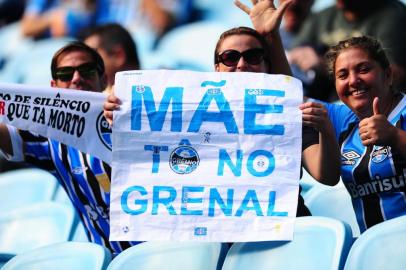  PORTO ALEGRE, RS, BRASIL, 12/05/2018 - Grêmio recebe o Inter na Arena, pela 05ª roda do Brasileirão 2018.(FOTOGRAFO: CARLOS MACEDO / AGENCIA RBS)