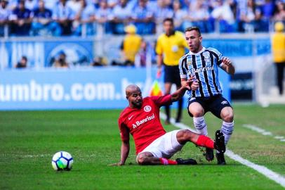  PORTO ALEGRE, RS, BRASIL, 12/05/2018 - Grêmio recebe o Inter na Arena, pela 05ª roda do Brasileirão 2018.(FOTOGRAFO: ANDERSON FETTER / AGENCIA RBS)