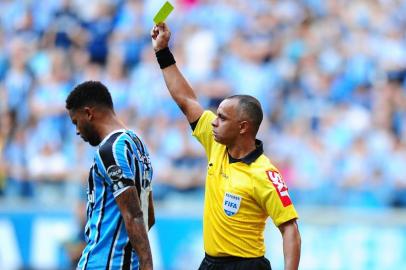  PORTO ALEGRE, RS, BRASIL, 12/05/2018 - Grêmio recebe o Inter na Arena, pela 05ª roda do Brasileirão 2018.(FOTOGRAFO: CARLOS MACEDO / AGENCIA RBS)