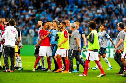  PORTO ALEGRE, RS, BRASIL, 12/05/2018 - Grêmio recebe o Inter na Arena, pela 05ª roda do Brasileirão 2018.(FOTOGRAFO: ANDERSON FETTER / AGENCIA RBS)