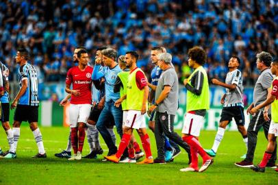  PORTO ALEGRE, RS, BRASIL, 12/05/2018 - Grêmio recebe o Inter na Arena, pela 05ª roda do Brasileirão 2018.(FOTOGRAFO: ANDERSON FETTER / AGENCIA RBS)