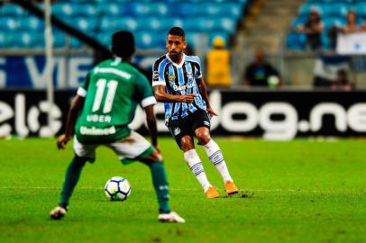 PORTO ALEGRE, RS, BRASIL - 09/05/2018 - Grêmio recebe o Goiás na Arena pelo jogo de volta das oitavas de final da Copa do Brasil. Foto - Lima (Anderson Fetter/Agência RBS)