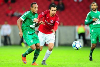  PORTO ALEGRE, RS, BRASIL, 21/05/2018 - Inter recebe a Chapecoense. Jogo é válido pela sexta rodada do Brasileirão.(FOTOGRAFO: LAURO ALVES / AGENCIA RBS)