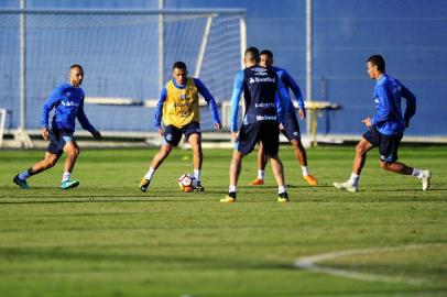  PORTO ALEGRE, RS, BRASIL, 22/05/2018 - Treino do Grêmio, que ocorreu na tarde desta terça feira. (FOTOGRAFO: ANDERSON FETTER / AGENCIA RBS)