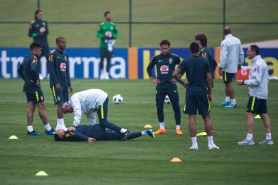 gabriel jesus, treino, seleção brasileira, futebol