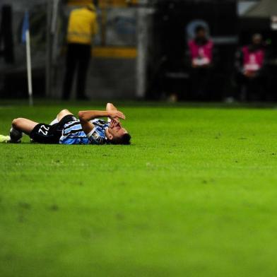  PORTO ALEGRE, RS, BRASIL, 23/05/2018 - Grêmio recebe o Defensor na Arena, pela fase de grupos da Libertadores. (FOTOGRAFO: ANDERSON FETTER / AGENCIA RBS)