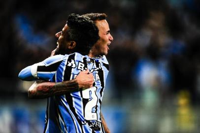  PORTO ALEGRE, RS, BRASIL, 23/05/2018 - Grêmio recebe o Defensor na Arena, pela fase de grupos da Libertadores. (FOTOGRAFO: ANDERSON FETTER / AGENCIA RBS)