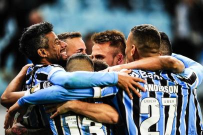  PORTO ALEGRE, RS, BRASIL, 23/05/2018 - Grêmio recebe o Defensor na Arena, pela fase de grupos da Libertadores. (FOTOGRAFO: ANDERSON FETTER / AGENCIA RBS)