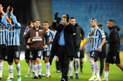  PORTO ALEGRE, RS, BRASIL - 23/05/2018 - Grêmio recebe o Defensor na Arena pela 6ª rodada da fase de grupos da Libertadores. (Carlos Macedo/Agência RBS)