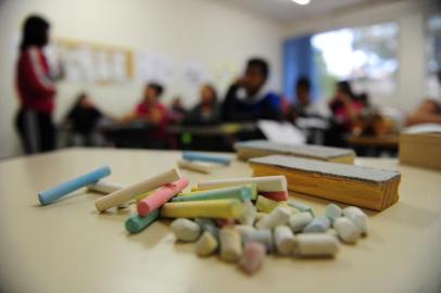  Sala de áula na Escola de Educação Básica Irineu BornhausenIndexador:                                 