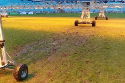 Gramado da arena do grêmio