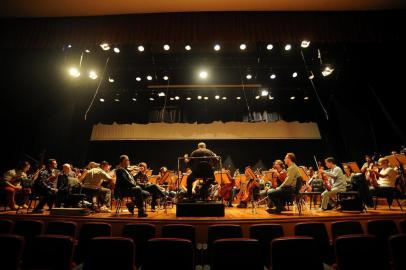  CAXIAS DO SUL, RS, BRASIL 05/06/2017Ensaio da Orquestra Sinfônica da UCS, que vai iniciar a série Grandes Concertos. (Felipe Nyland/Agência RBS)