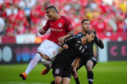  PORTO ALEGRE, RS, BRASIL, 27/05/2018 - Inter recebe o Corinthians no estádio Beira-Rio pela sétima rodada do Brasileirão. (FOTOGRAFO: MATEUS BRUXEL / AGENCIA RBS)