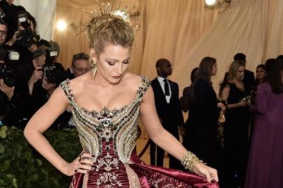 Blake Lively, Versace, MET Gala, NY, coluna, Fernanda Nasser