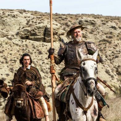 The Man Who Killed Don Quixote, filme de Terry Gilliam. com  Adam Driver e Jonathan Pryce