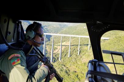 Buscas por criminosos que atacaram banco em Vespasiano Corrêa, no Vale do Taquari