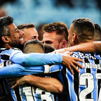  PORTO ALEGRE, RS, BRASIL, 23/05/2018 - Grêmio recebe o Defensor na Arena, pela fase de grupos da Libertadores. (FOTOGRAFO: ANDERSON FETTER / AGENCIA RBS)