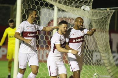 Vitória x InternacionalSALVADOR, BA - 30.05.2018: VITÓRIA X INTERNACIONAL - Patrick jogador do Internacional comemorando gol durante jogo entre Vitória x Internacional, realizado nesta quarta-feira (30) em jogo válido pela 8ª rodada do Campeonato Brasileiro. No Estádio Manoel Barradas (Barradão) em Salvador, BA. (Foto: Tiago Caldas/Fotoarena/Lancepress!)Editoria: SPOIndexador: Tiago Caldas/FotoarenaFonte: Agência Lancepress!