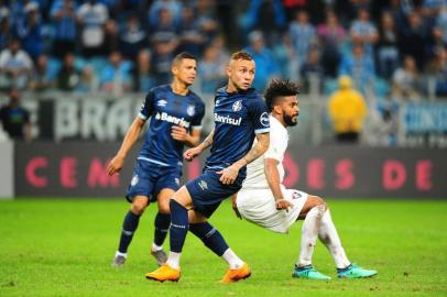  PORTO ALEGRE, RS, BRASIL, 30/05/2018 - Grêmio recebe o Fluminense pela oitava rodada do Brasileirão, na Arena.(FOTOGRAFO: CARLOS MACEDO / AGENCIA RBS)