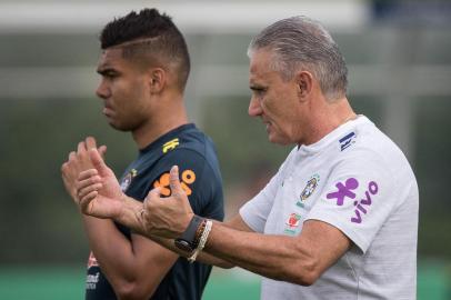  LONDRES, INGLATERRA, 31-05-2018.Nesta quinta-feira (31), a Seleção Brasileira realizou o quarto treino no CT do Tottenham, em Londres. No 11º dia de preparação para a Copa do Mundo FIFA 2018, após uma semana de atividades na Granja Comary, a Canarinho realizou mais um coletivo em solo britânico(PEDRO MARTINS/MOWA PRESS)