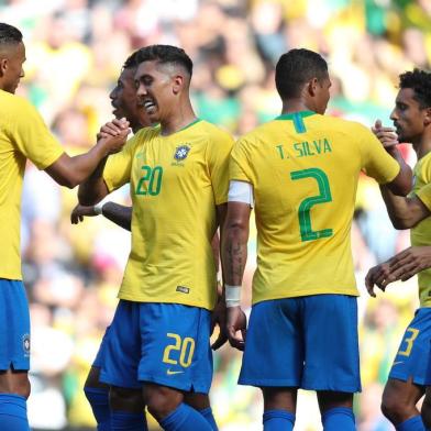  LIVERPOOL, INGLATERRA, 03-06-2018. Neymar volta, muda o jogo, e Brasil vence a Croácia em amistoso antes da  Copa do Mundo. (LUCAS FIGUEIREDO/CBF)