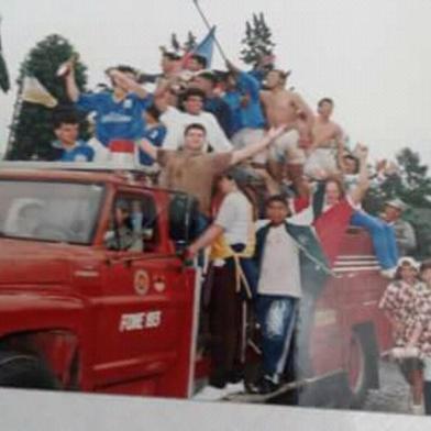Comemoração do Veranópolis, campeão da Divisão de Acesso 1993