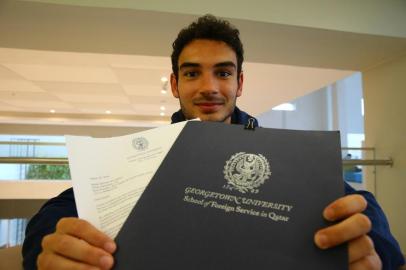  POERO ALEGRE BRASIL - Rafael Zimmer estudante. (FOTO: LAURO ALVES)