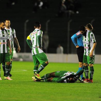  CAXIAS DO SUL, RS, BRASIL 05/06/2018. Juventude x Atlético Goianense, jogo válido pela 9ª rodada da série B do Campeonato Brasileiro e realizado no estádio Alfredo Jaconi. (Porthus Junior/Agência RBS)