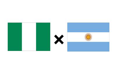 escudos, montagem, futebol, copa do mundo, nigéria, argentina